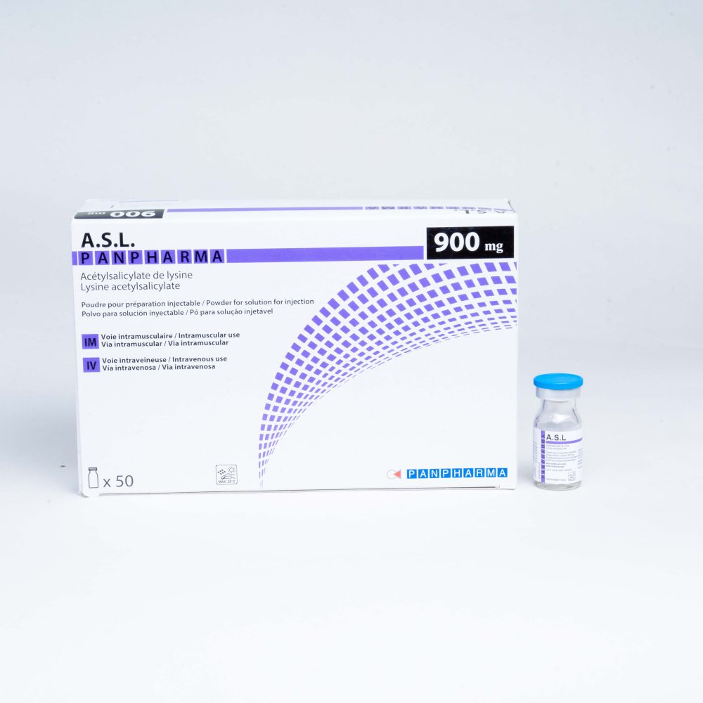 Acetyl Salicylate de lysine 0.9 inj